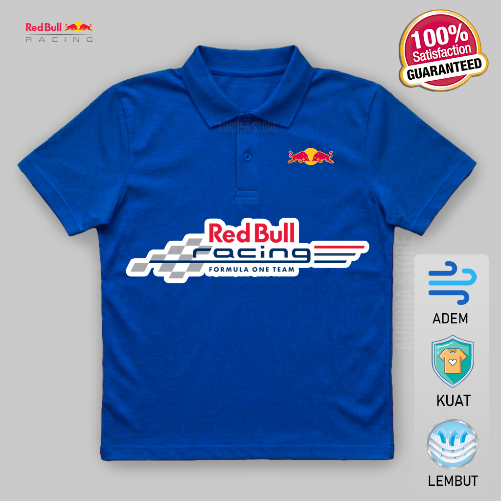 เสื้อโปโลผู้ชาย Redbull Racing F1 Formula One Collector