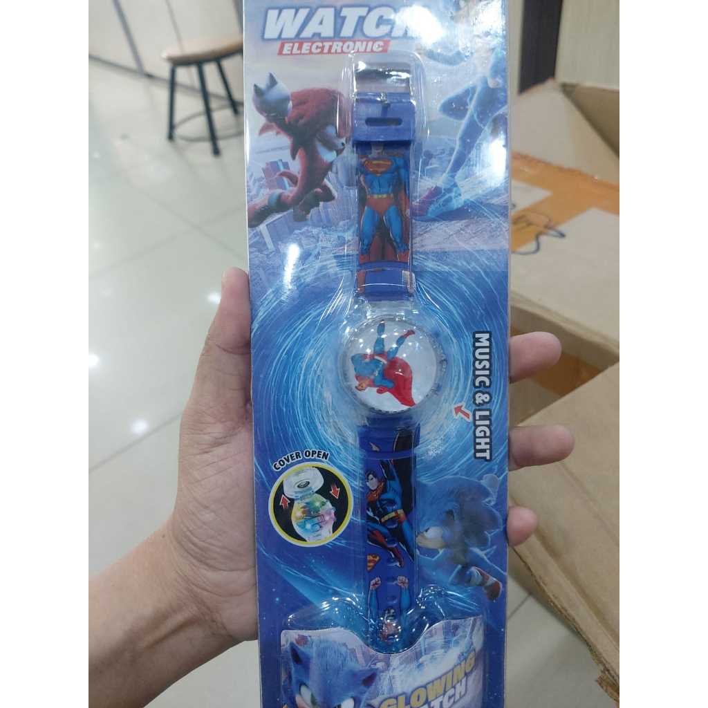 นาฬิกาเด็กตัวละคร Spinner Melody Superman