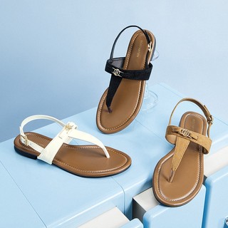 BOSTANTEN Cassandra Sandal Flat Wanita Jepit Korea Premium Pesta kekinian