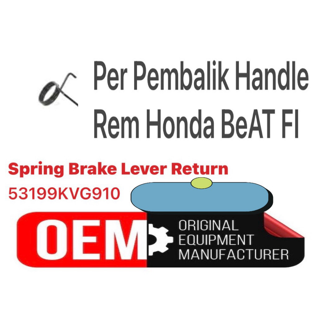 53199KVG910 มือเบรค สปริงถอยหลัง Honda BeAT FI OEM