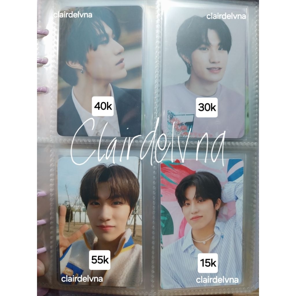 โฟโต้การ์ดอย่างเป็นทางการของ Bang Yedam & Jeongwoo Treasure
