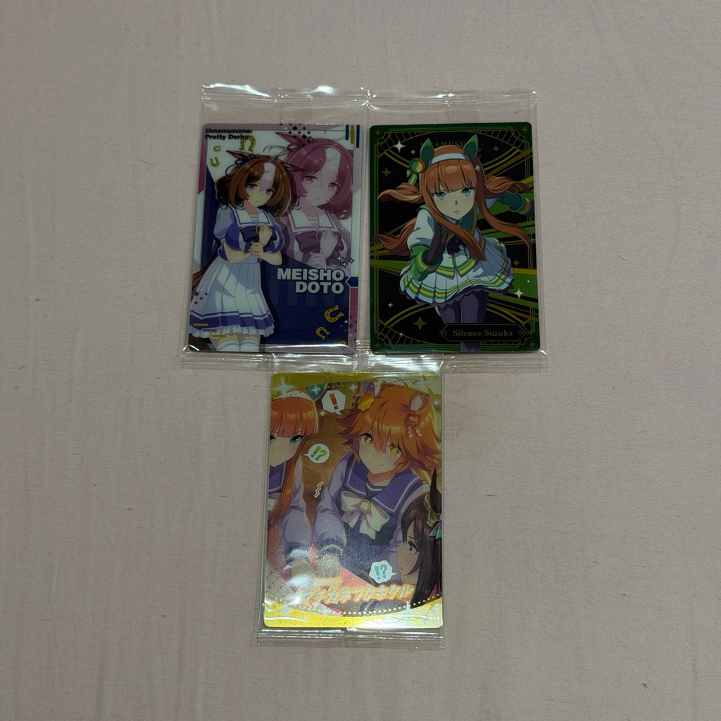 [อัปเดต] การ์ดเวเฟอร์ Uma Musume 4R Bandai Silence Suzuka Oguri Cap