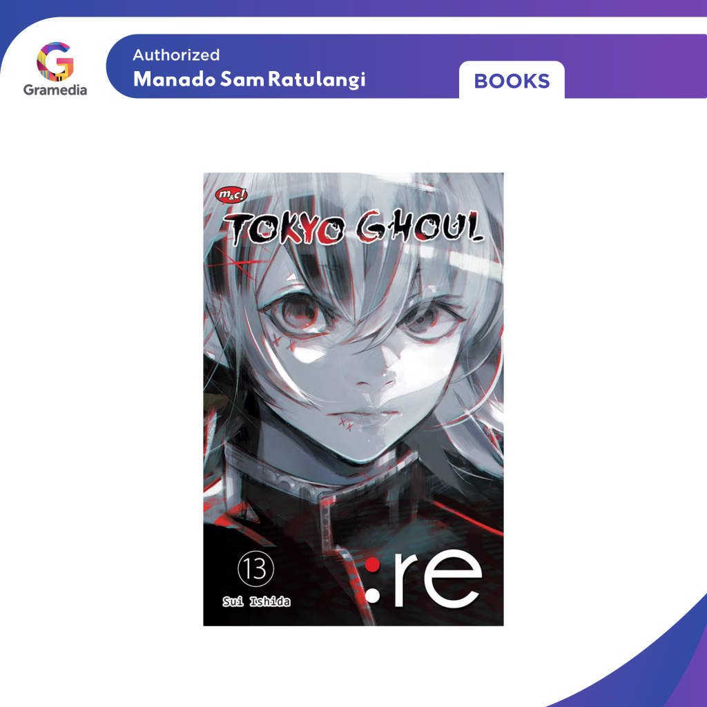 Gramedia Manado - มังงะ Tokyo Ghoul :re Vol. 13 อะนิเมะ, สื่อ, ปกภาพประกอบซุยอิชิดะ
