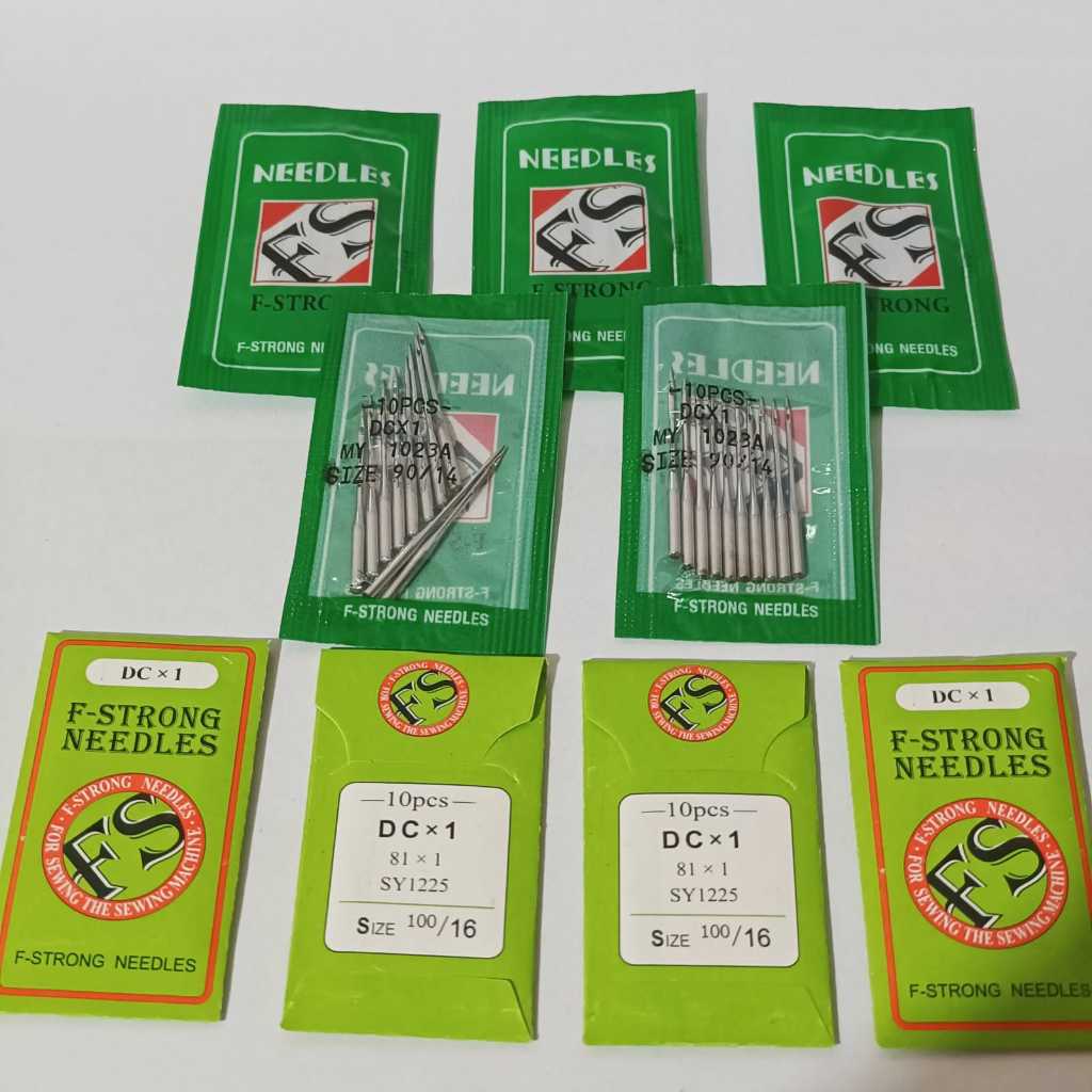 MESIN ELECTRIC SEWING MACHINE NEEDLES - DC, DB, DP NEEDLES (TYPICAL / SIRUBA / SINGER / JUKI / BROTH