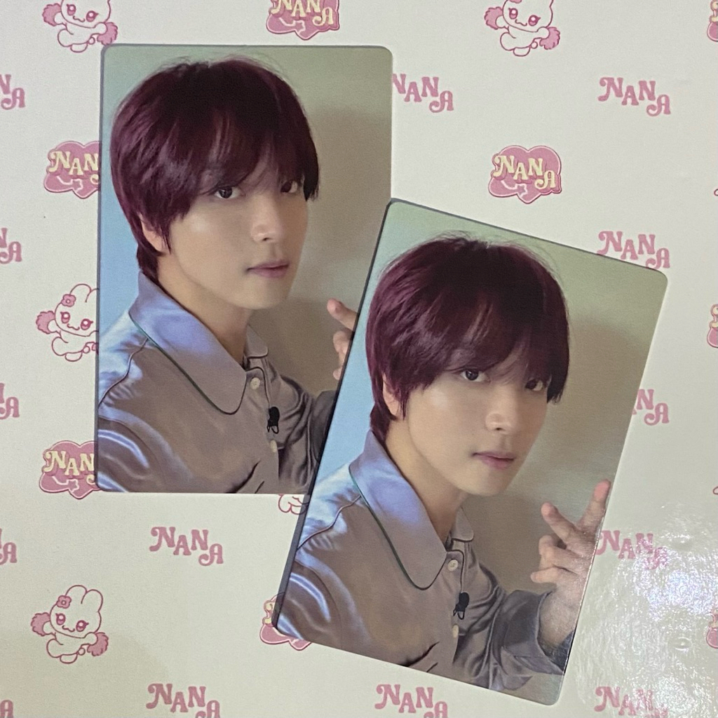 Photocard Haechan Benefit QQ Music Pop-Up Event 2.0 Back to the Future BTTF ชุดนอน