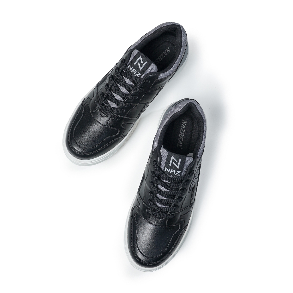 NAZREAL FOOTWEAR - รองเท้าผ้าใบลําลองผู้ชาย Fendi Black Grey