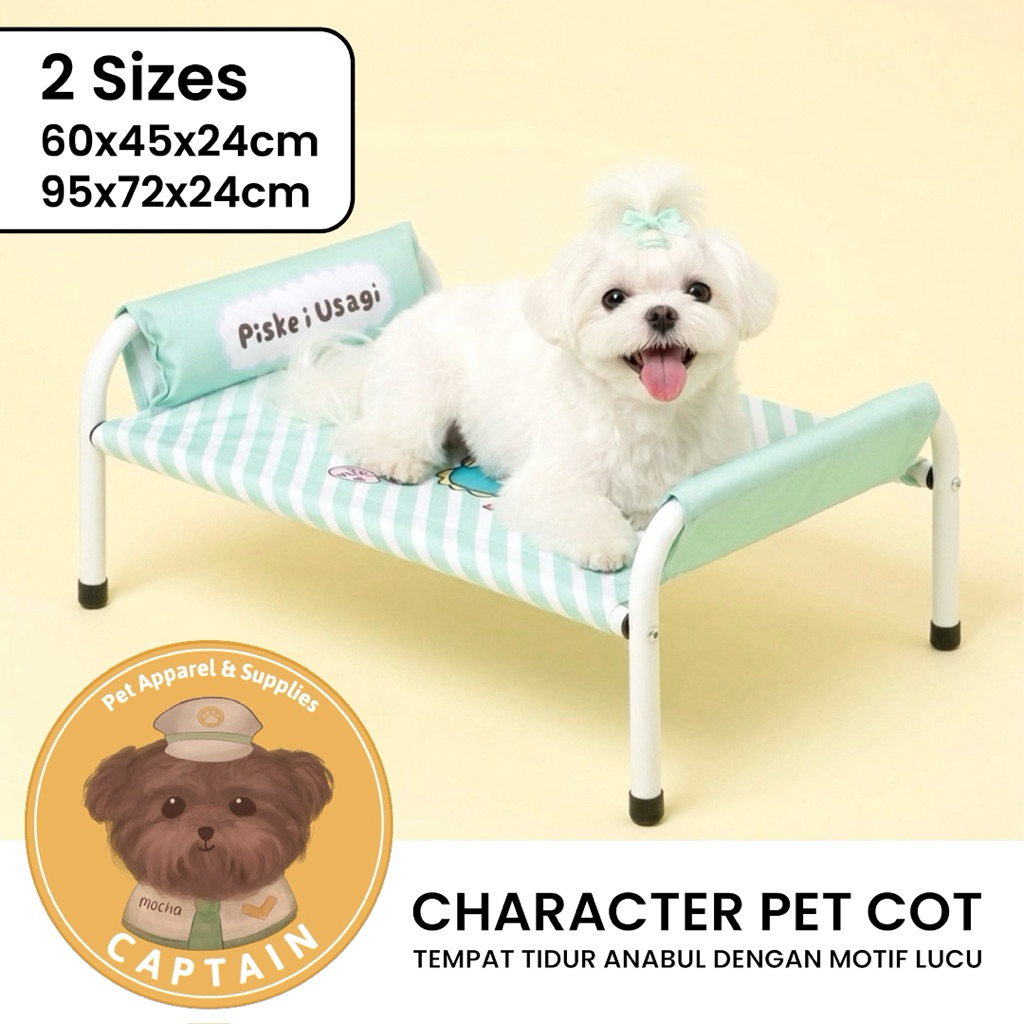 DINO PET COT DOG BED CAT PET MATTRESS DOG BED ELEVATED BED FOR DOG ANABUL CAGE