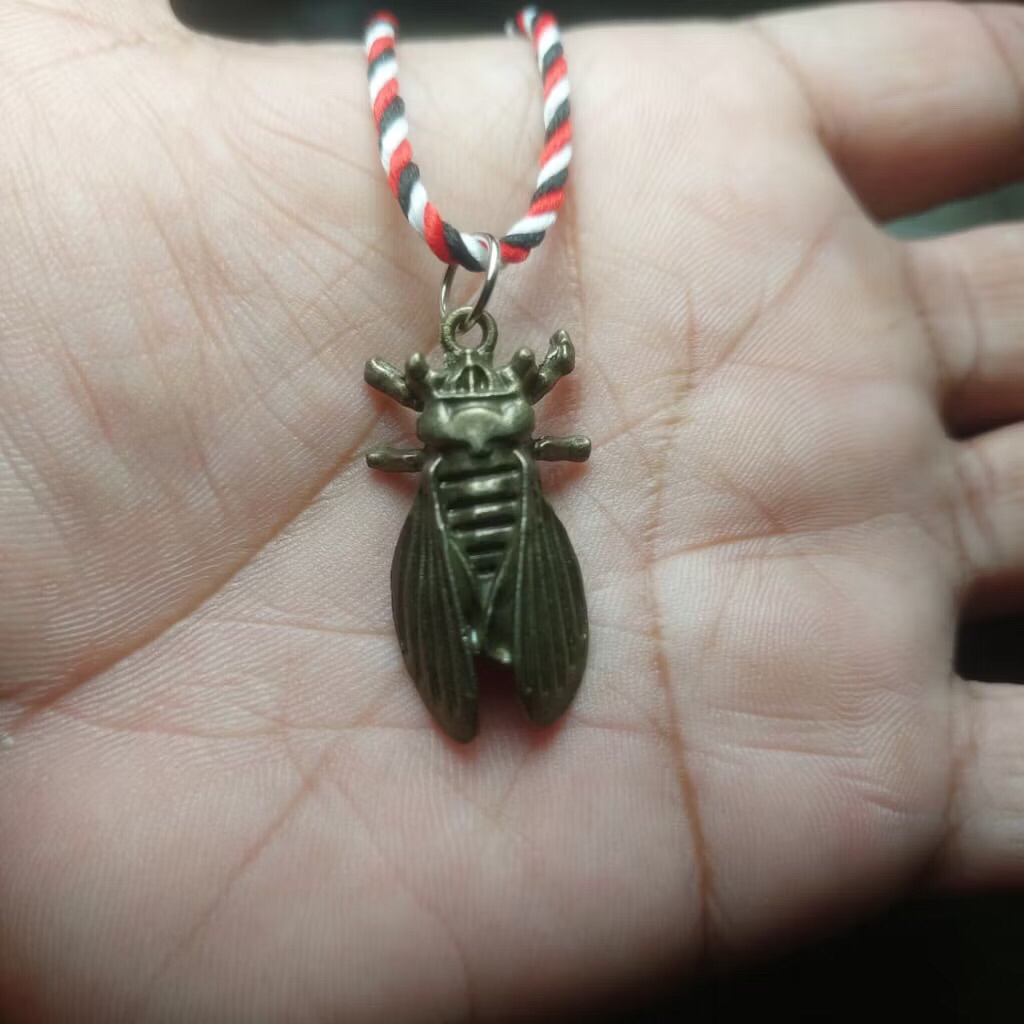 สร้อยคอยามบ่ายพร้อม S4MB3RLIN MOTIF, SOLID BRASS MATERIAL