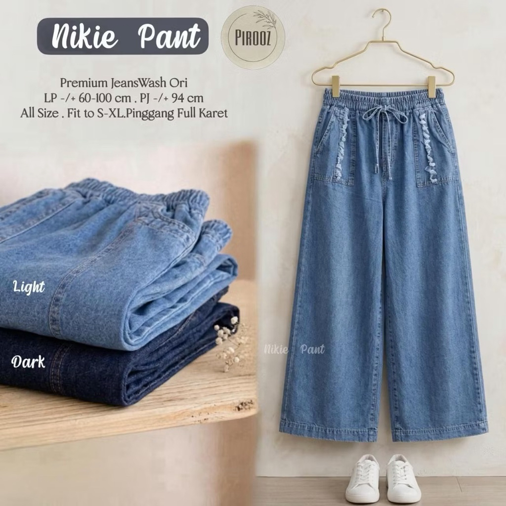 NO CANCEL• Nikie Pant• Pirooz Simple Wash Jeans