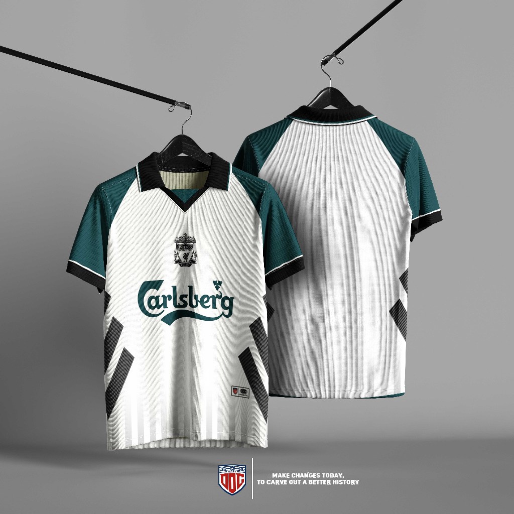 DOC เครื่องแต่งกาย Vintage Jersey L1verp0ol 1993/95 Unisex Dryfit Milano Oversize Cool Fit เทคโนโลยี