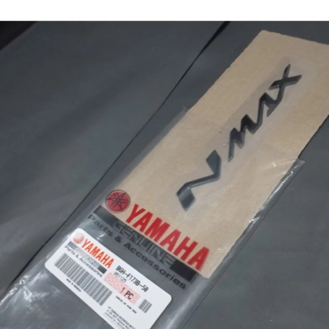 3D Emblem All New Nmax Nmax N Max Sticker สติ๊กเกอร์สีดํา 100% ของแท้ Yamaha B6H-F173B-50