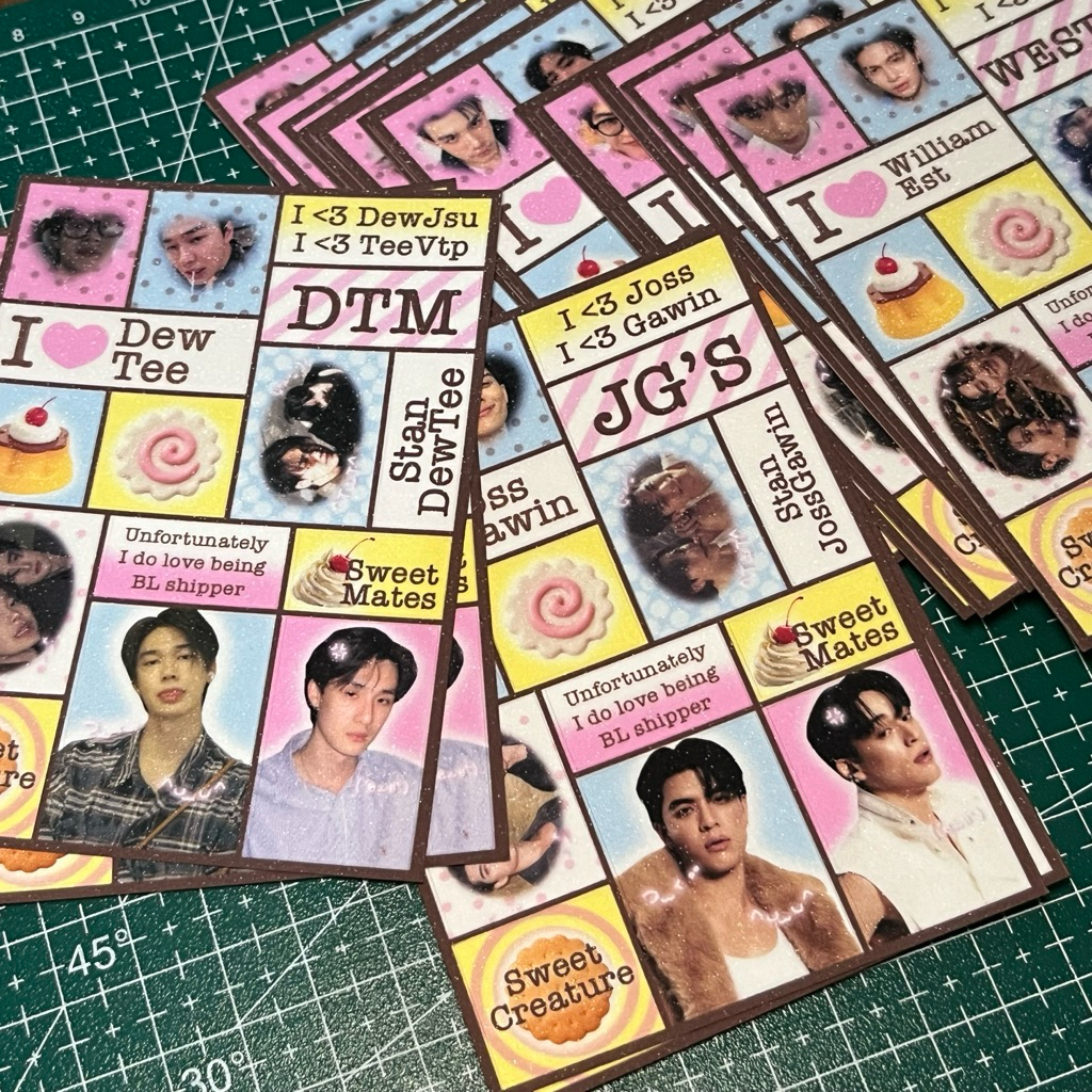 คู่ Sweet Creature สติ๊กเกอร์ GMM diecut A7 by CaoRak || Dewtee jossgawin skynani บ่อภูวิน markohm williamest teeepor perthsanta