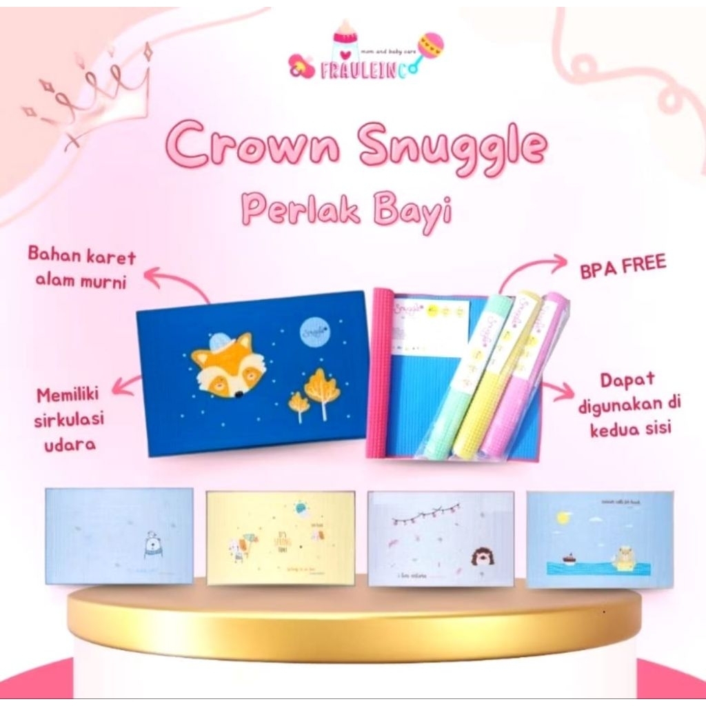 Ondo Crown Baby Snuggle MOTIF ANTI-Bedwetting พรมเด็ก Snuggle Crown