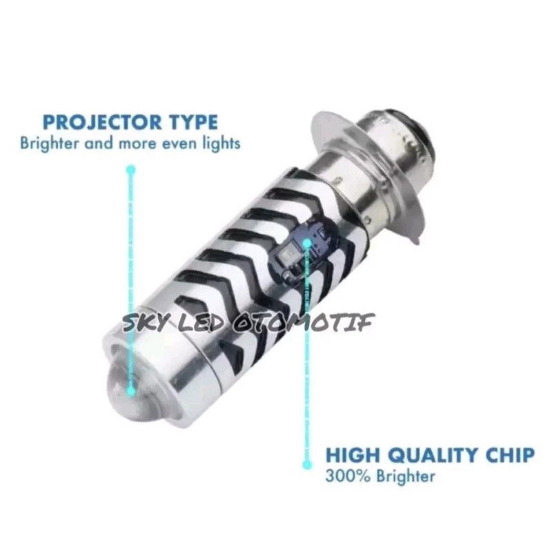 H6 Laser Dusk Blue 10w ไฟหน้า Led ด้านหน้า