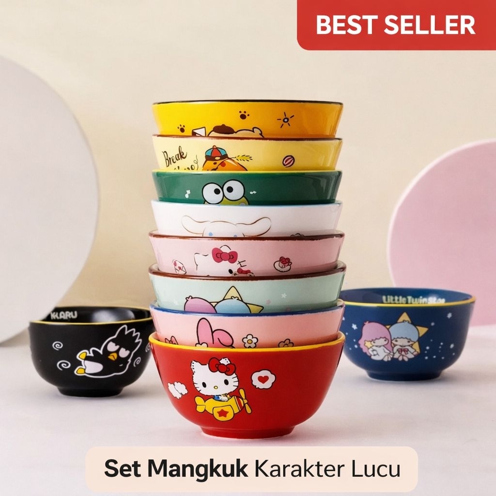 ORIGINAL SANRIO BOWL / ORIGINAL CINNNAMOROLL CHARACTER BOWL / ORIGINAL SANRIO CHARACTER BOWL / BOWL 