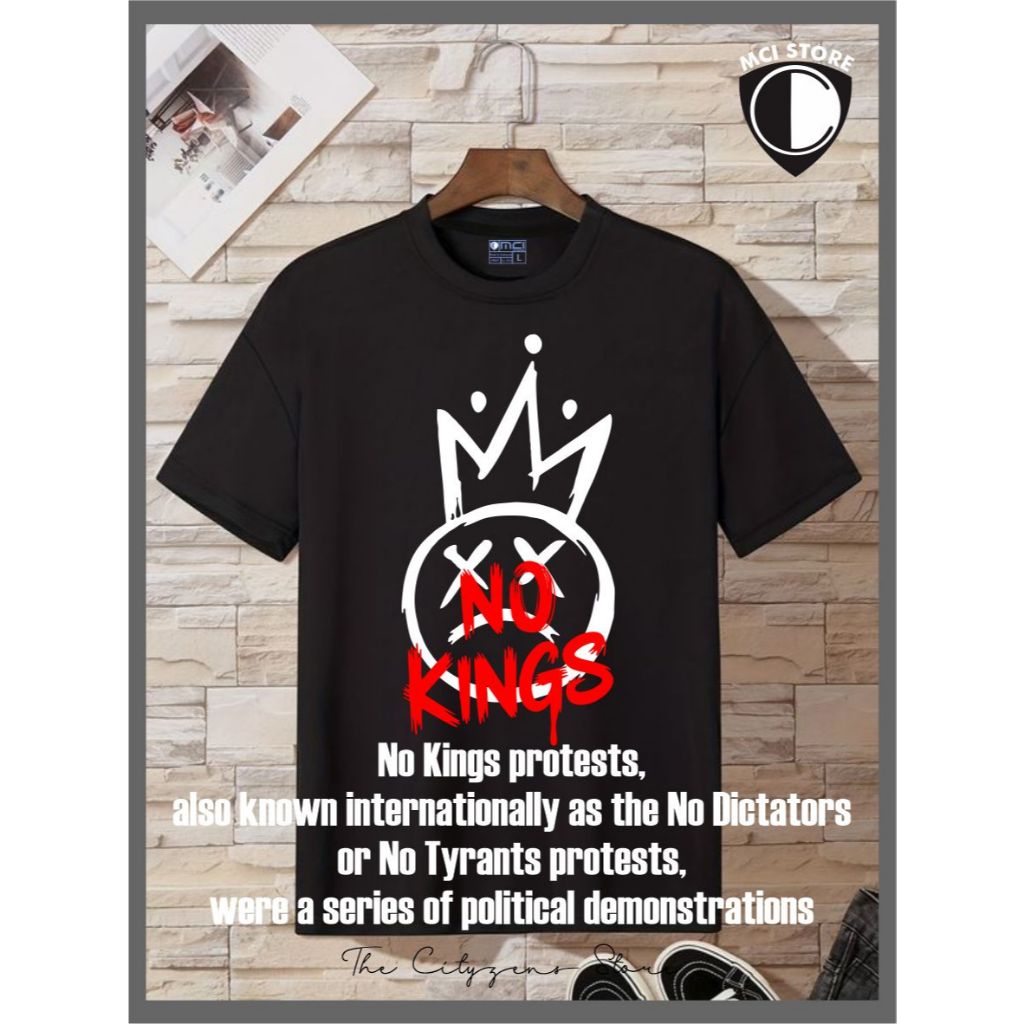 เสื้อยืด No Kings Eps 7ผู้ชาย/ผู้หญิง