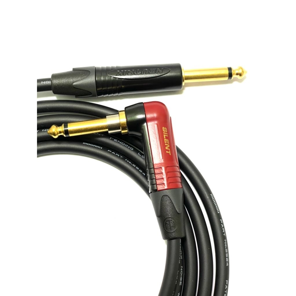 Mogami gold quietrik สายแจ็คกีตาร์ 1 เมตร Mogami gold instrument และสายกีต้าร์เสียงรบกวนต่ํา รับประก