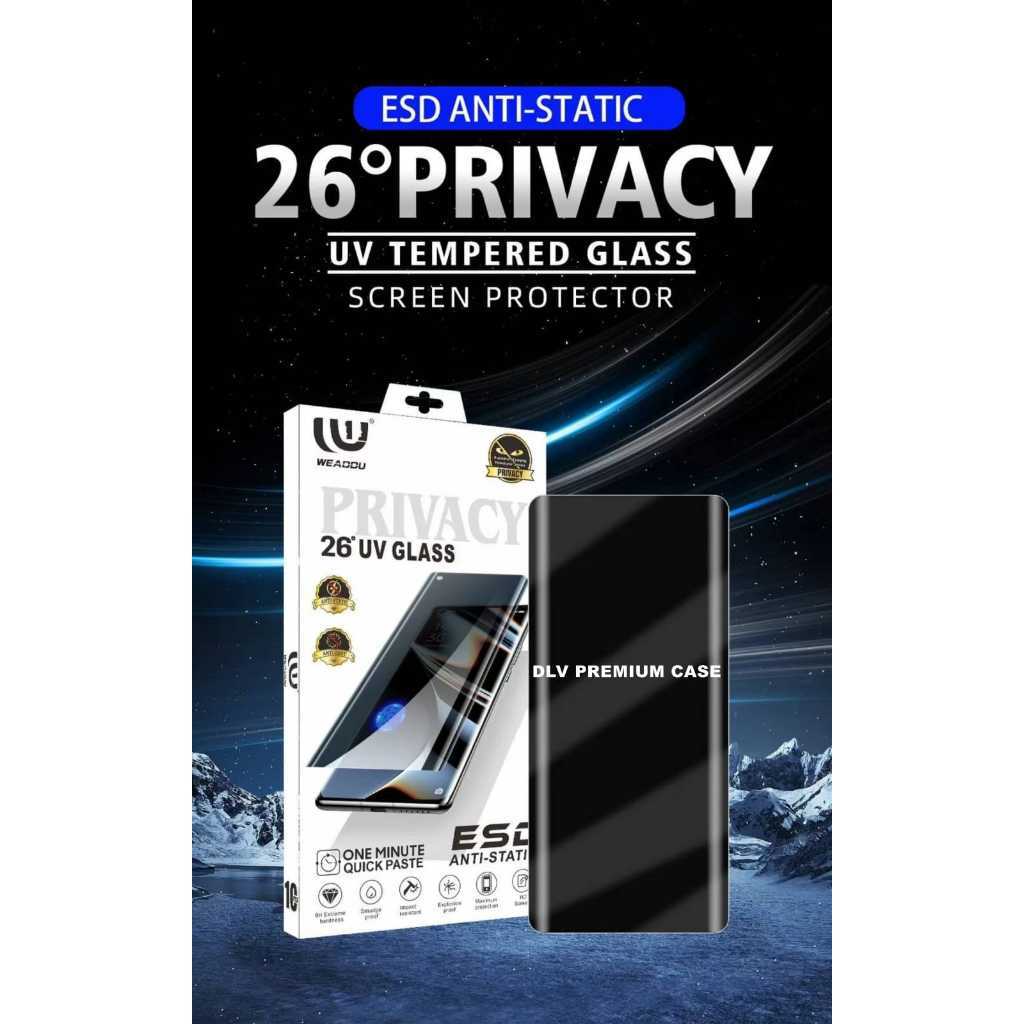 ฟิล์มกระจกนิรภัย FULL UV PRIVACY ESD ANTI STATIC IQOO Z10 UVS