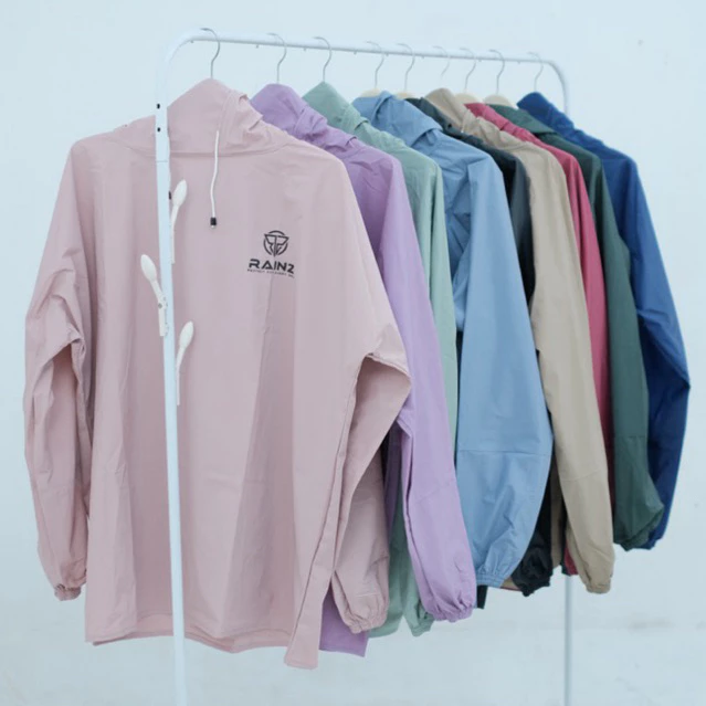 เสื้อกันฝน มีฮู้ด วัสดุพีวีซีหนา thumbnail 9