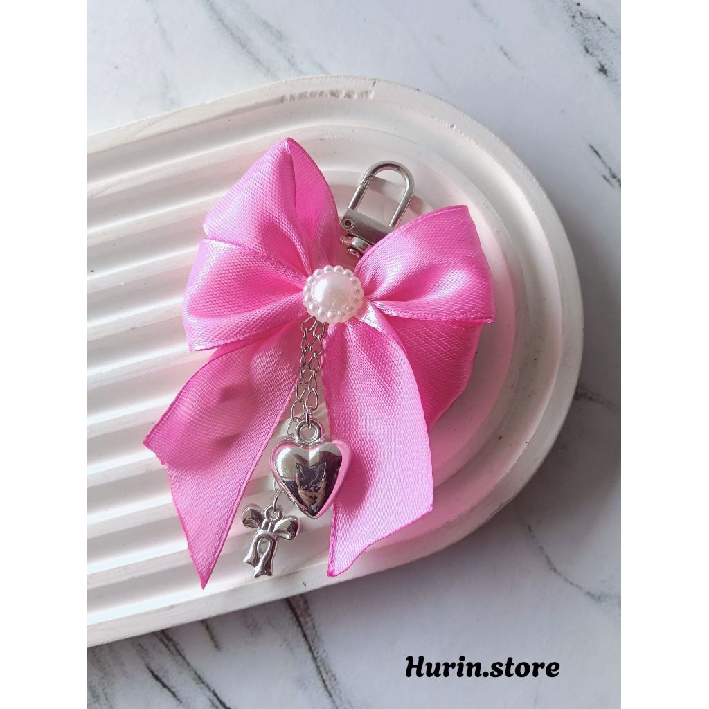 GANTUNGAN Bag Charm Coquette/aesthetic Ribbon Bag Hanger/Bag Hanger
