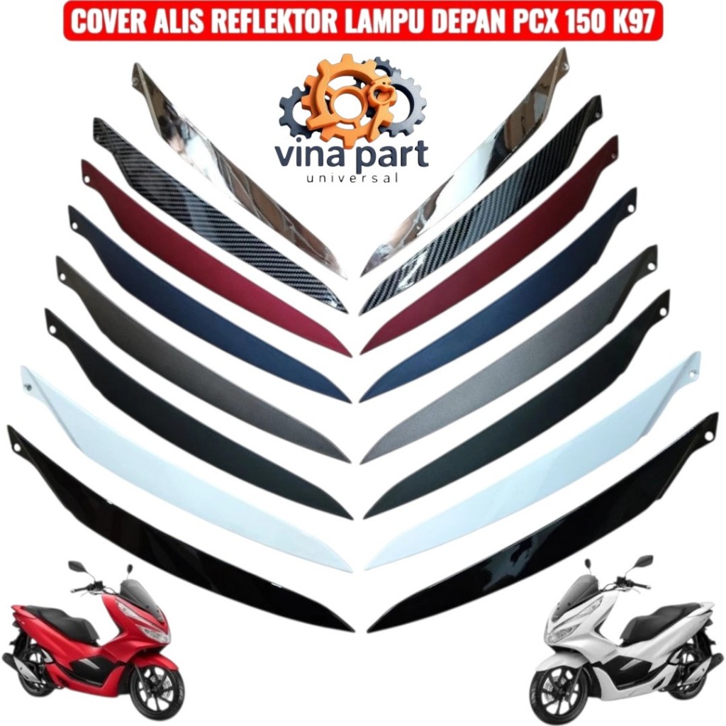 Honda pcx 150 K97 แม่พิมพ์ไฟหน้า ชุดคิ้วสะท้อนแสง ขวา ซ้าย