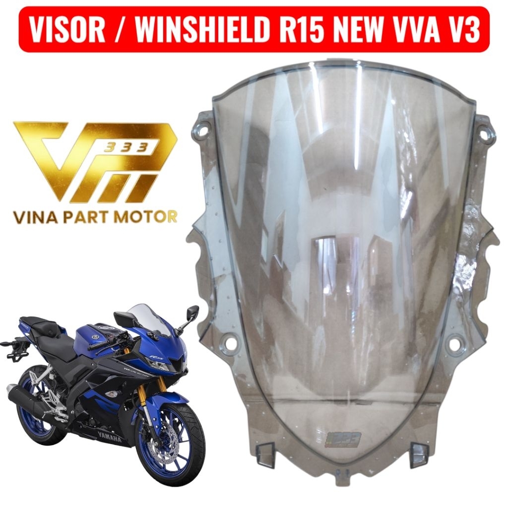 กระบังหน้า winshield ชิวหน้าแฟริ่ง yamaha R15 VVA V3 BK6 เดิม