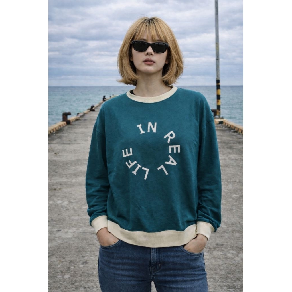 Crewneck / Sweatshirt BR0WNY OR1 Size M fit L Women (P66 x L50)