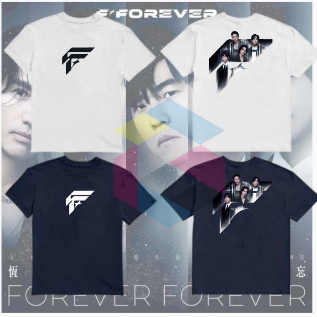 F FOREVER F4 FF TSHIRT F-FOREVER JERRY YAN VIC ZHOU VANNES WU ASHIN มนุษย์จีน SINGER CONCERT 2026