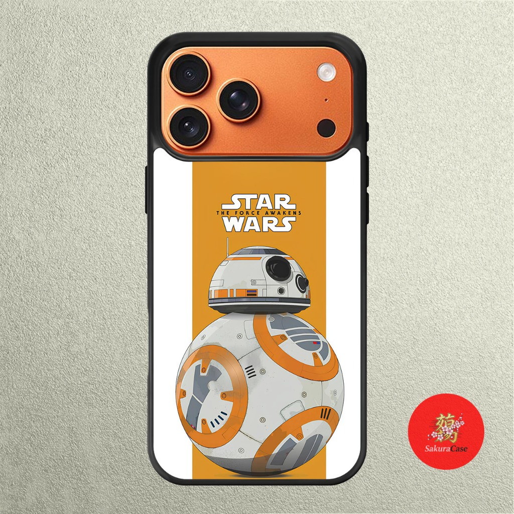 เคส IPhone 17 16 15 14 13 12 11 X XR Xs 8 7 6 5 Plus Pro Max Air Softcase BB8 หุ่นยนต์ Star Wars