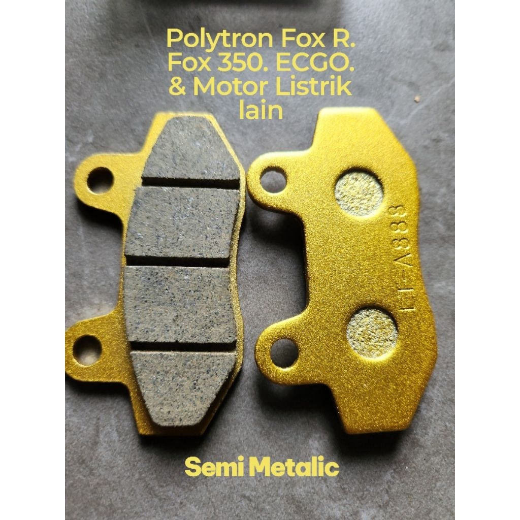 ผ้าเบรกรถจักรยานยนต์ไฟฟ้า สุนัขจิ้งจอก 350 ฟ็อกซ์อาร์. Semi Metallic Compound LT-A888 – ปาก ทนความร้