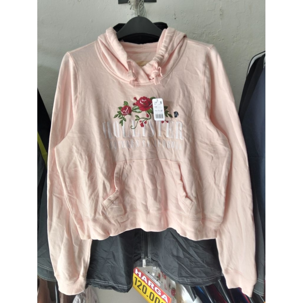 เสื้อฮู้ดครอป Hollister Rose