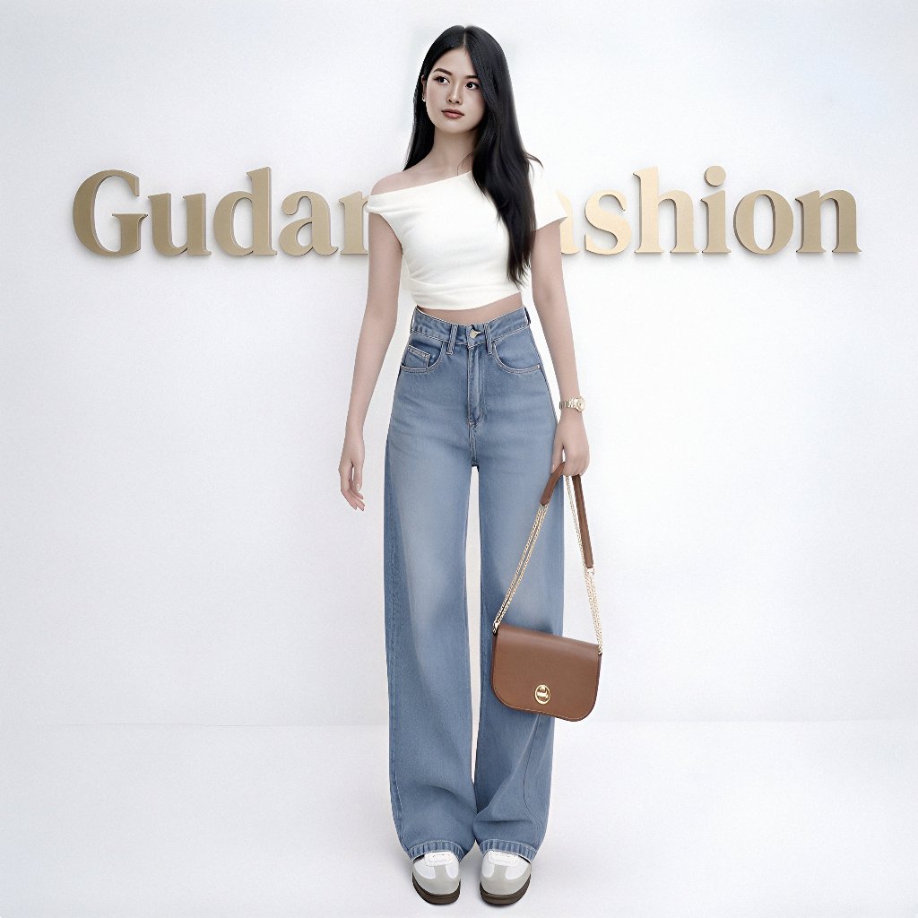 Highwaist Baggy Jeans Hangover Women - Loosepant Baggy Jeans Culottes Highwaist Womens Premium Jeans
