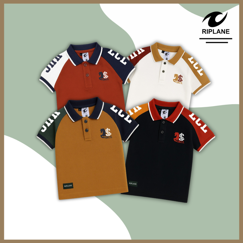 SHISMALL เสื้อโปโลเด็ก East Side อายุ 3-12 ปี