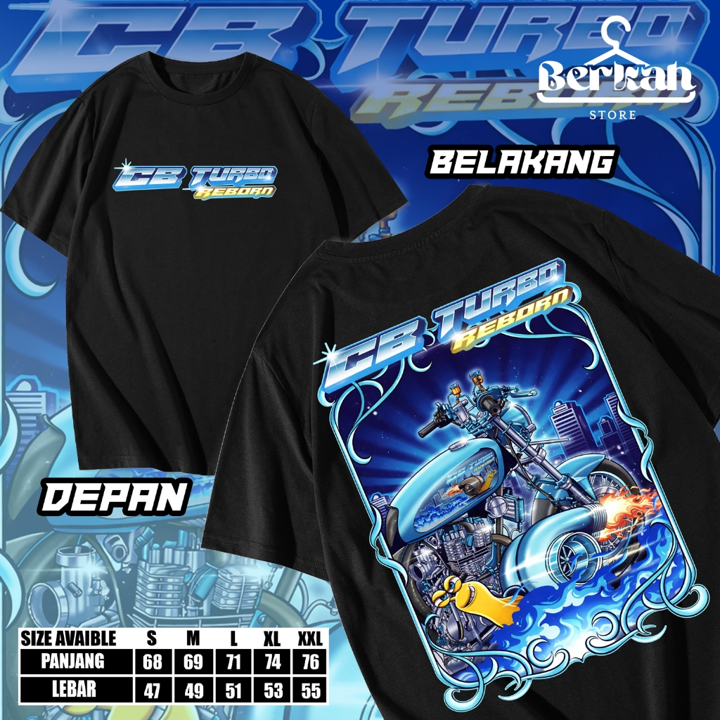 Cb Turbo Reborn เสื้อยืด Classic Cb เสื้อยืด Honda Cb Honda Squad เสื้อยืด Honda Gank