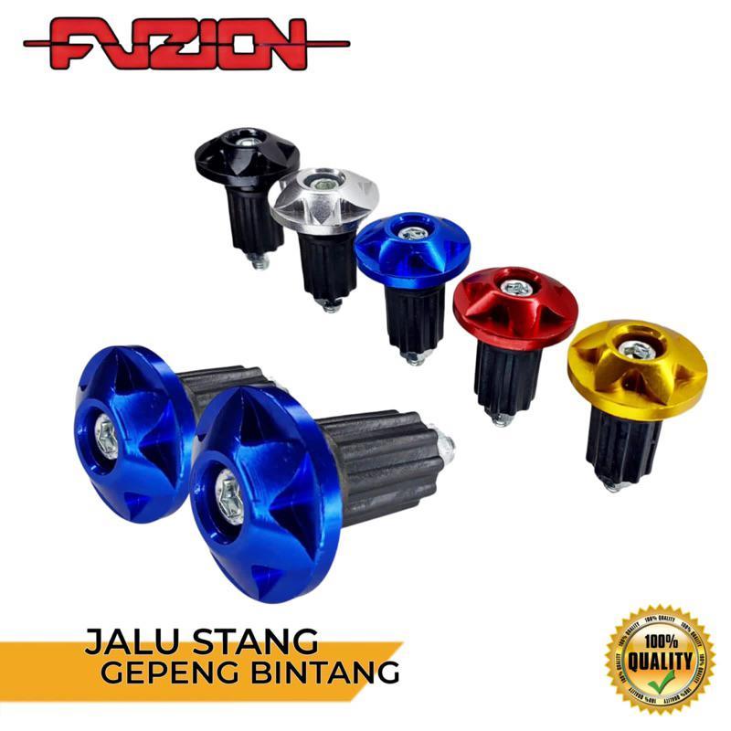 Fuzion Full CNC Universal Star Flower Handlebar Jalu Fuzion Full CNC Universal
