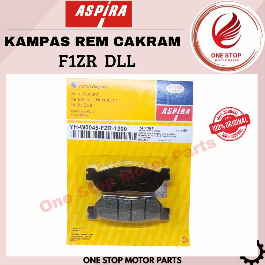ผ้าดิสเบรคหน้า FZR 1200 JUPITER (FR) JUPITER Z (FR) JUP Z NEW (FR) FIZR (FR) RXK NEW (FR) SCORPIO (F