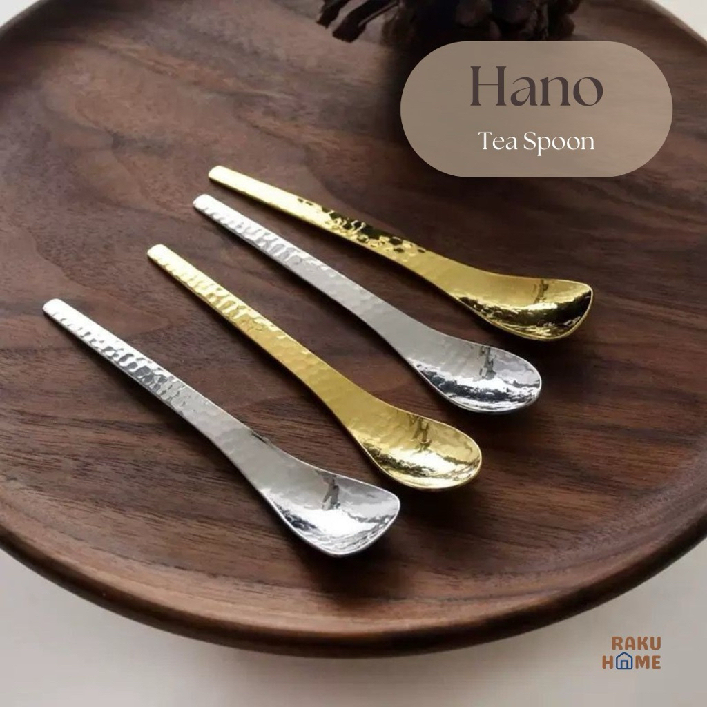 HANO Spoon Stainless Tea Coffee Ice Cream Spoon / Coffee Tea Spoon Ice Cream Stainless Steel Gold Si