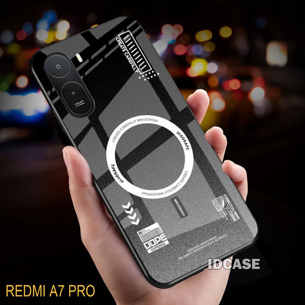 Softcase Glass Glitter Glass สําหรับ Xiaomi Redmi A7 Pro - ปลอก Hp Xiaomi Redmi A7 Pro - K07