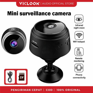 VICLOOK A9 CCTV Mini Smart Kamera Pengintai Wifi HD 1080P indoor outdoor Fully Upgraded camera