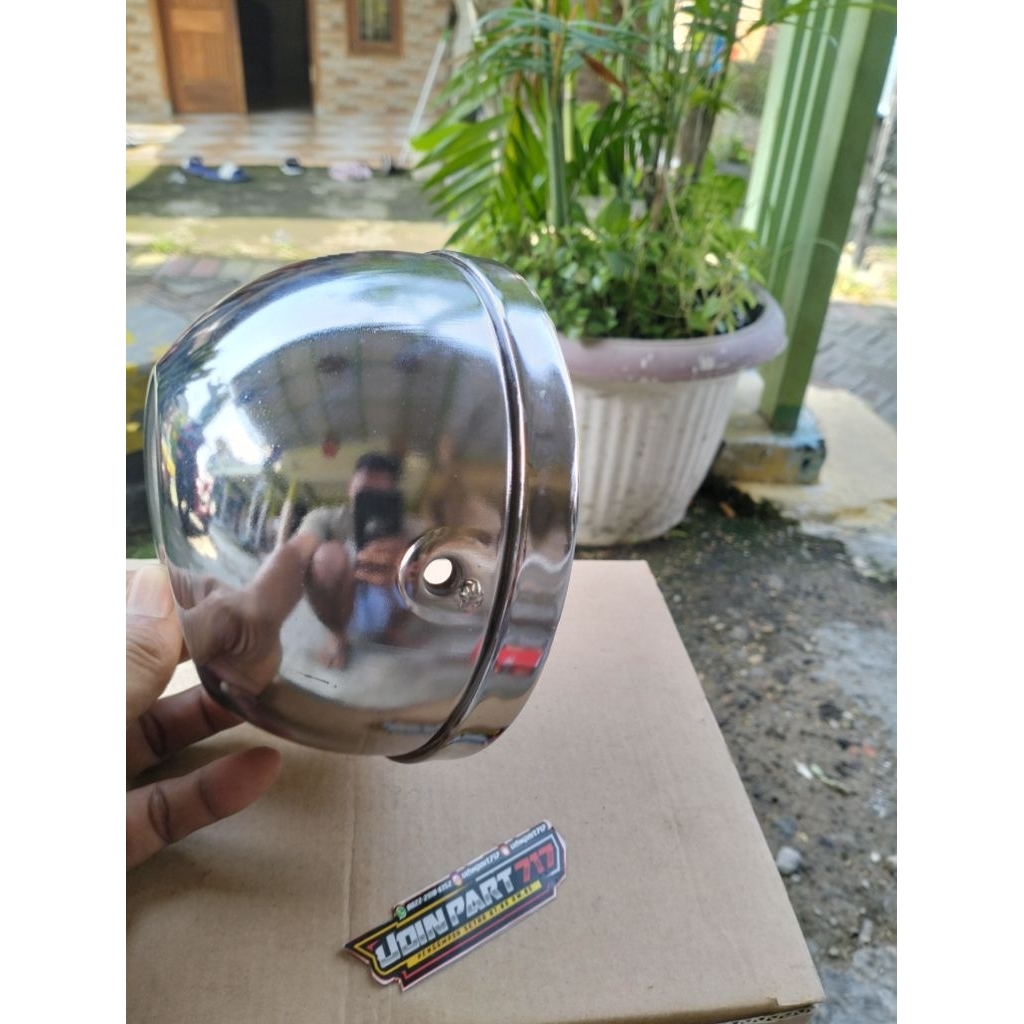 L2G HEADLAMP 5.7 INC FRONT CAP L2G PNP 5.7 INC CHROME