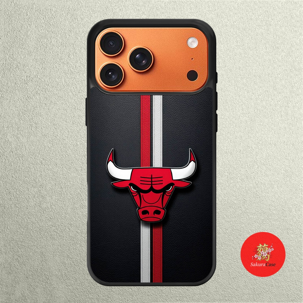 เคส IPhone 17 16 15 14 13 12 11 X XR Xs 8 7 6 5 Plus Pro Max Air Softcase Chicago Bulls