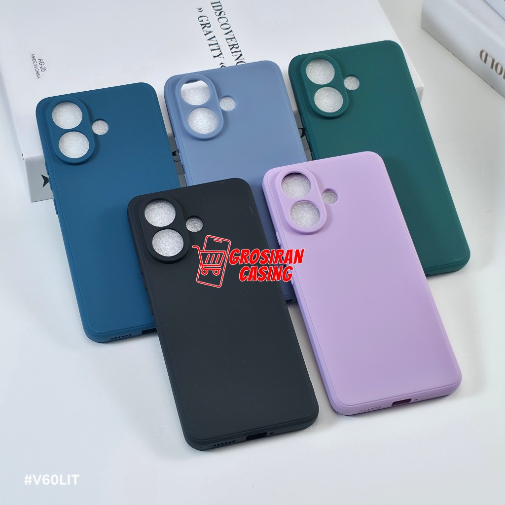 Macaron Square Liquid Case Vivo V60 Lite Vivo V60 5G