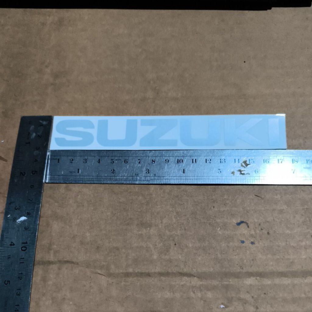 SUZUKI สติ๊กเกอร์เขียน ซูซูกิ 17.5 x 2.5ซม