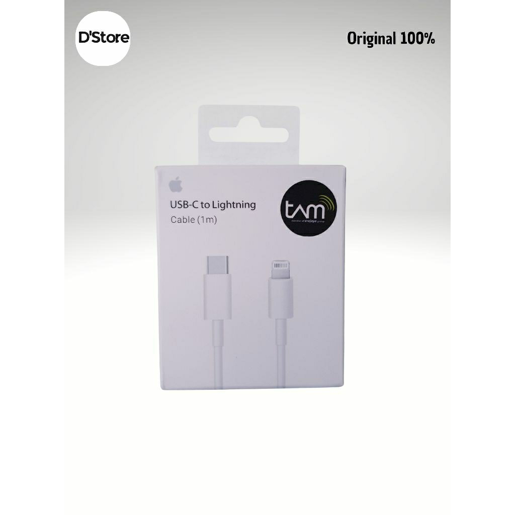 สาย Apple USB-C to Lightning ของแท้สําหรับ iPhone พร้อมการรับประกัน