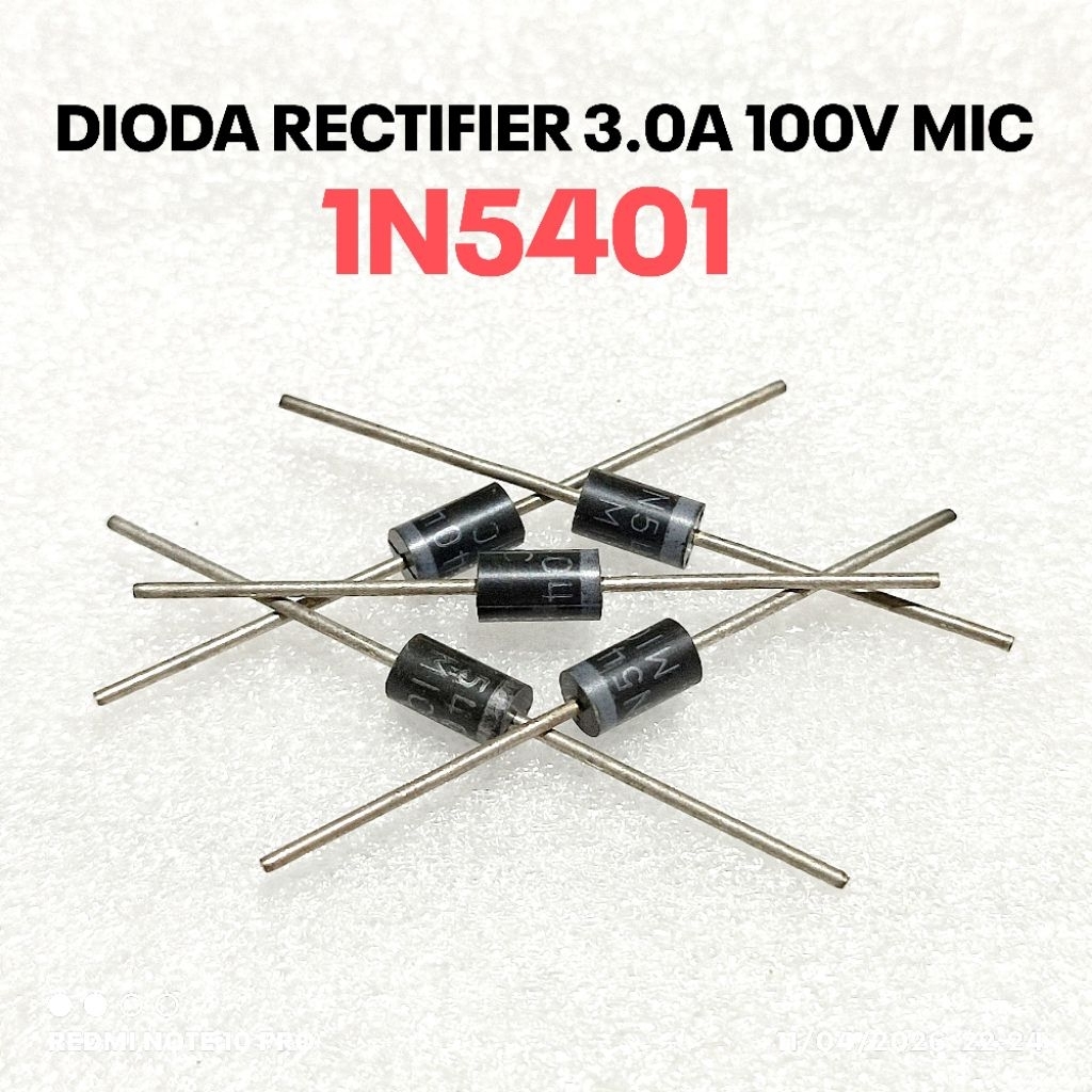 (5 ชิ้น) 3A DIEDE IN5401 1N5401 DIODE IN 5401 100V MIC