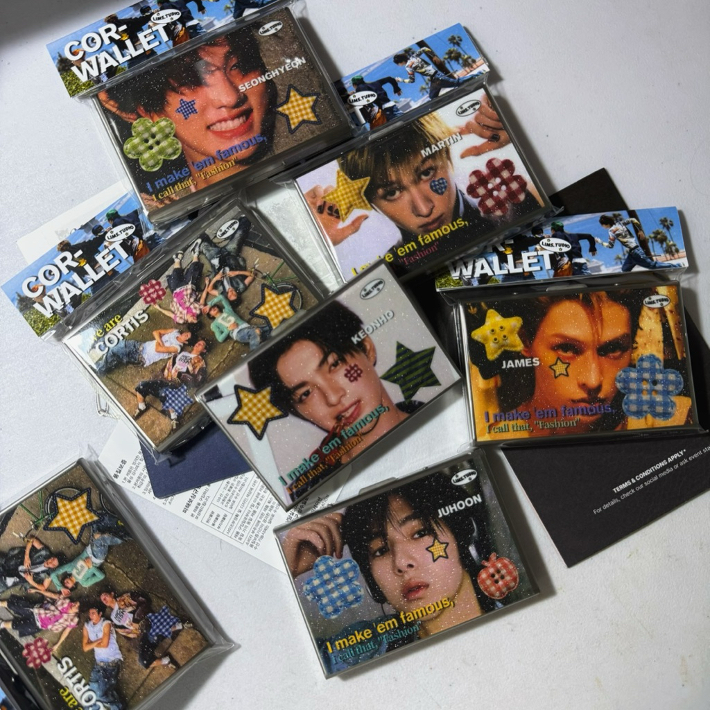 COR-WALLET โดย LST CORTIS KPOP TIN CARD HOLDER 6 ช่อง