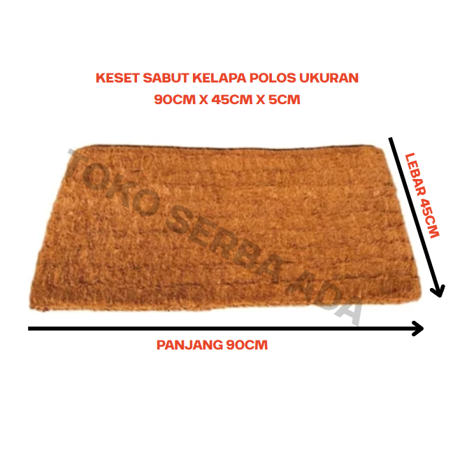 PLAIN COCONUT FIBER MATT ขนาด 90X45X5