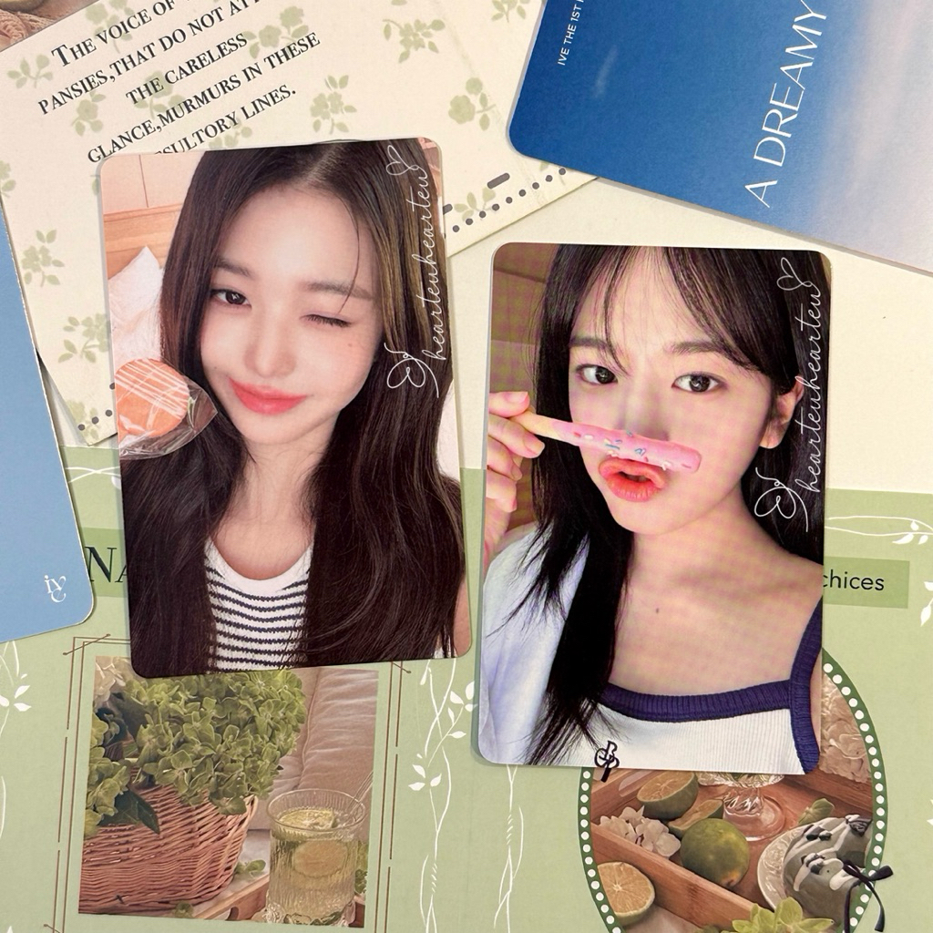 Hearteuhearteu [READY STOCK] IVE Jang Wonyoung & Ahn Yujin Photocard อย่างเป็นทางการจาก POB Withmu I