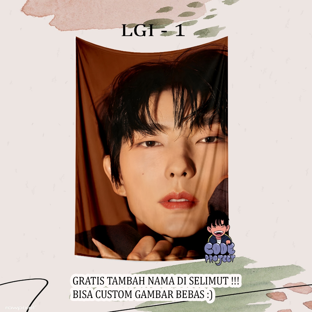 LEE JOON GI BLANKET - ผ้าห่มนักแสดงเกาหลี - ผ้าห่มศิลปินเกาหลีหล่อ - ผ้าห่ม lee joon gi หล่อ - ผ้าห่