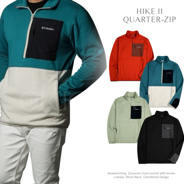 Hike II Mens Quarter-zip Sweater by COL -